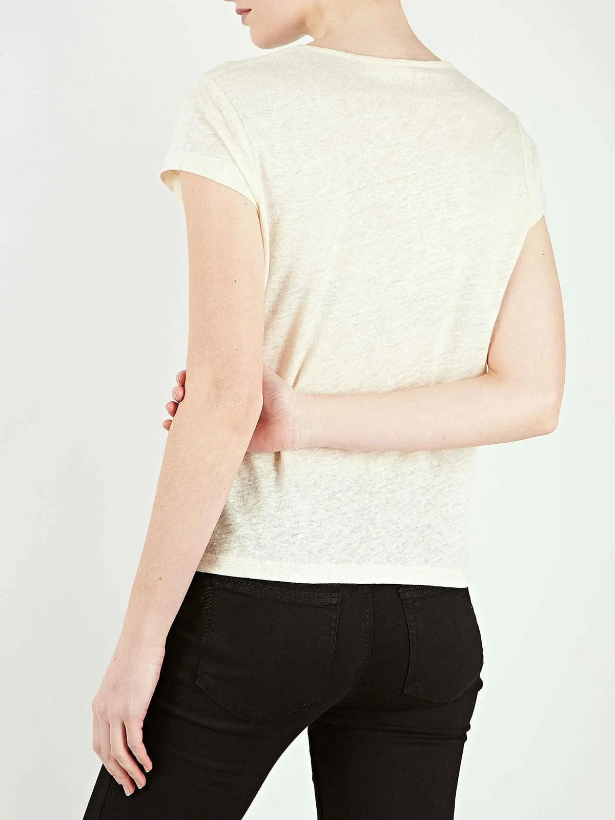 Radley V Neck T-Shirt Ecru sold by iris product image thumbnail 3