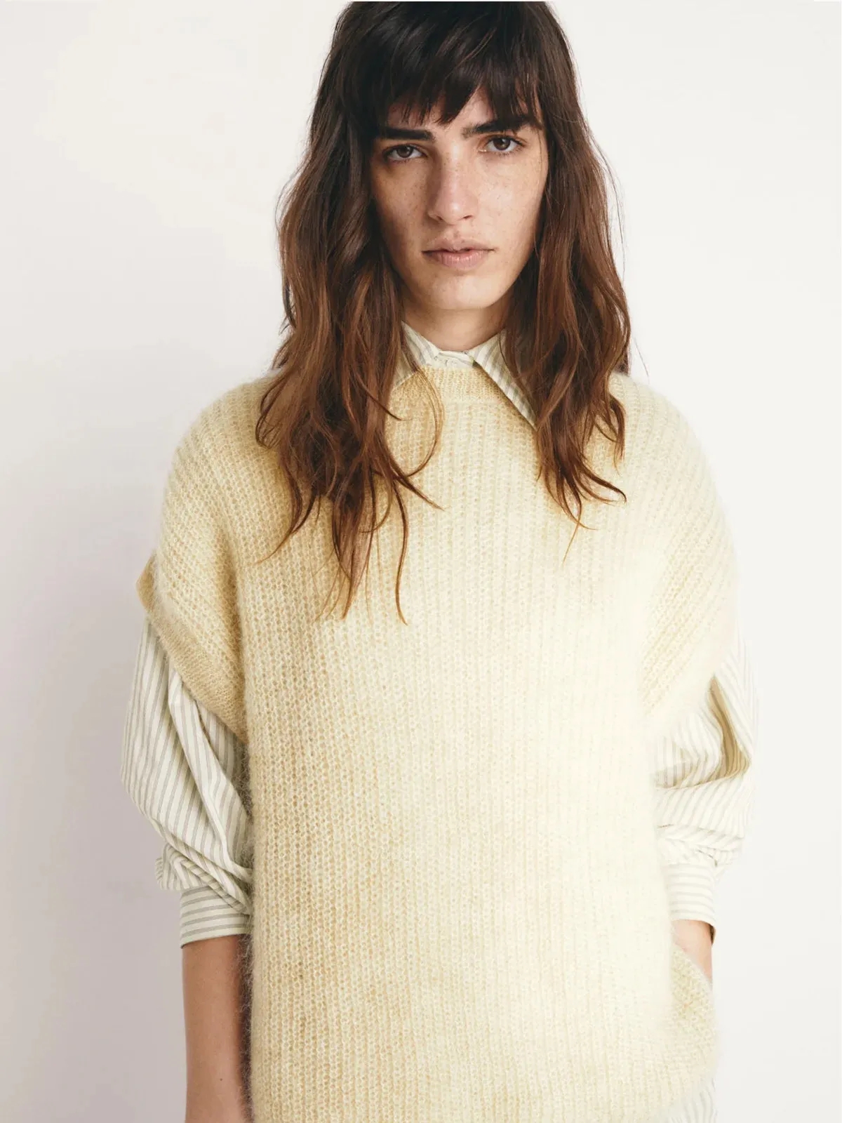 Palma Sleeveless Jumper – Cream sold by iris product image thumbnail 2