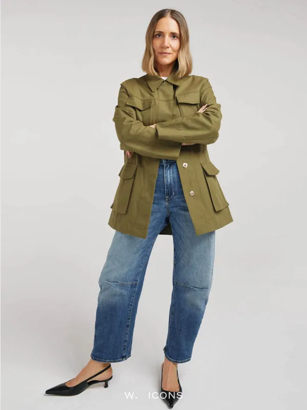 W.ICONS Jackie Jacket- Khaki sold by iris