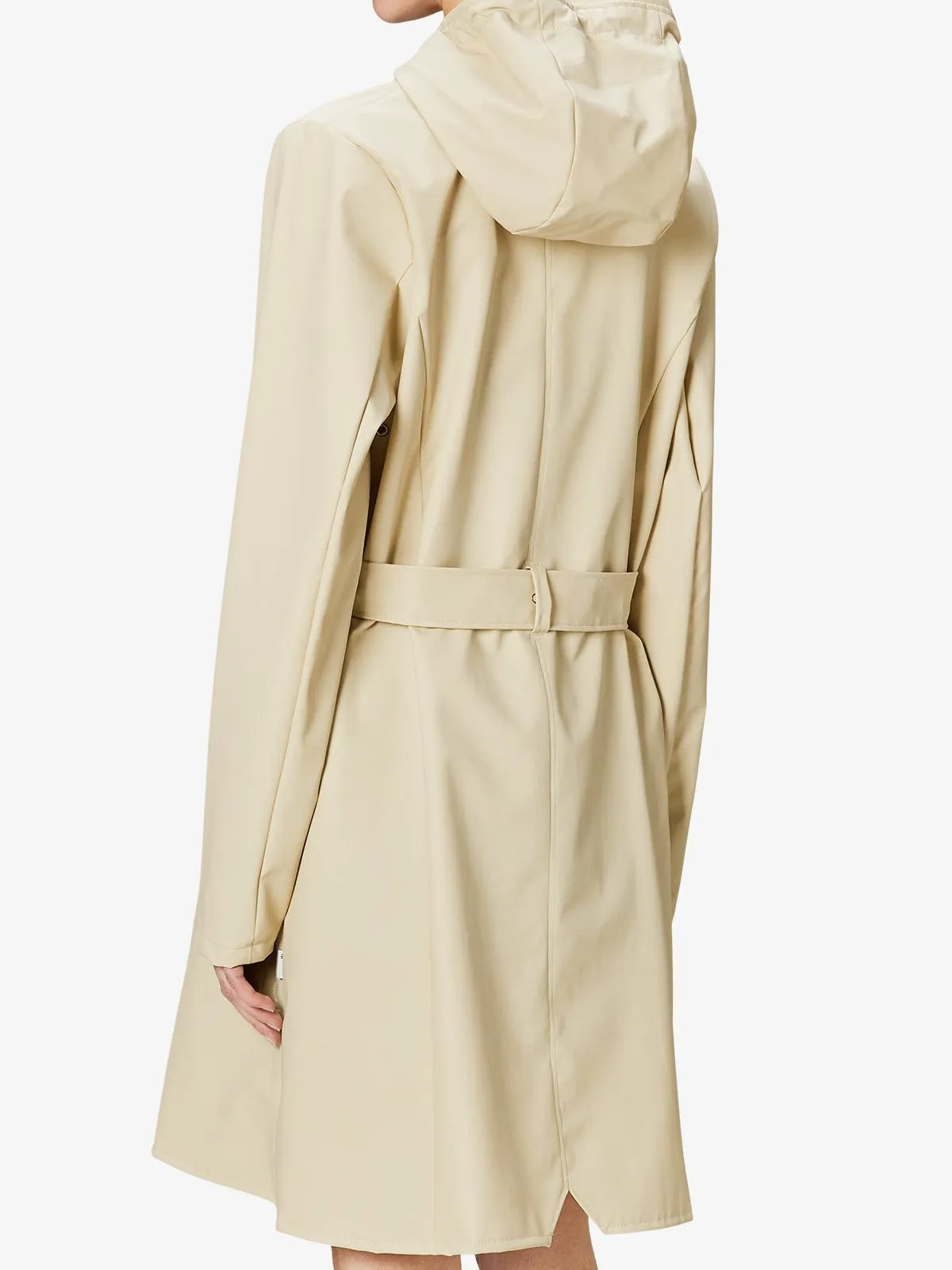 Rains Curve Jacket- Cream sold by iris product image thumbnail 3