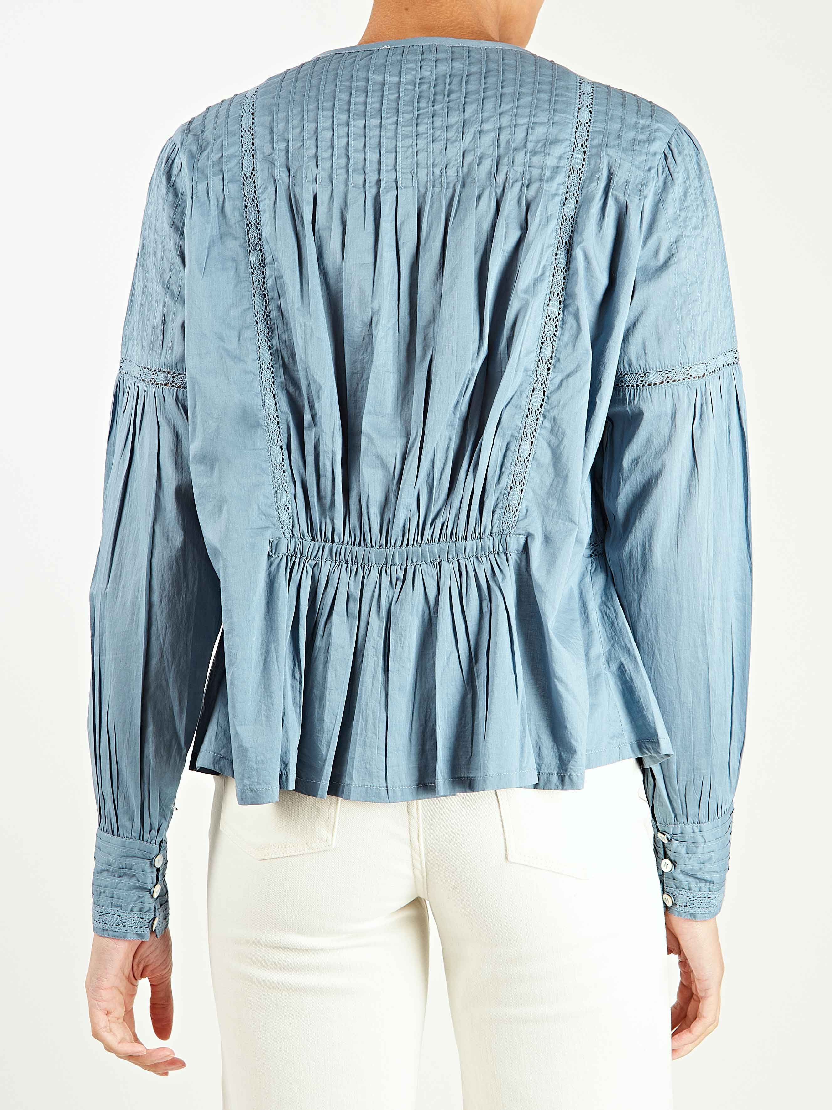 Arden Pintuck Blouse sold by iris product image thumbnail 3