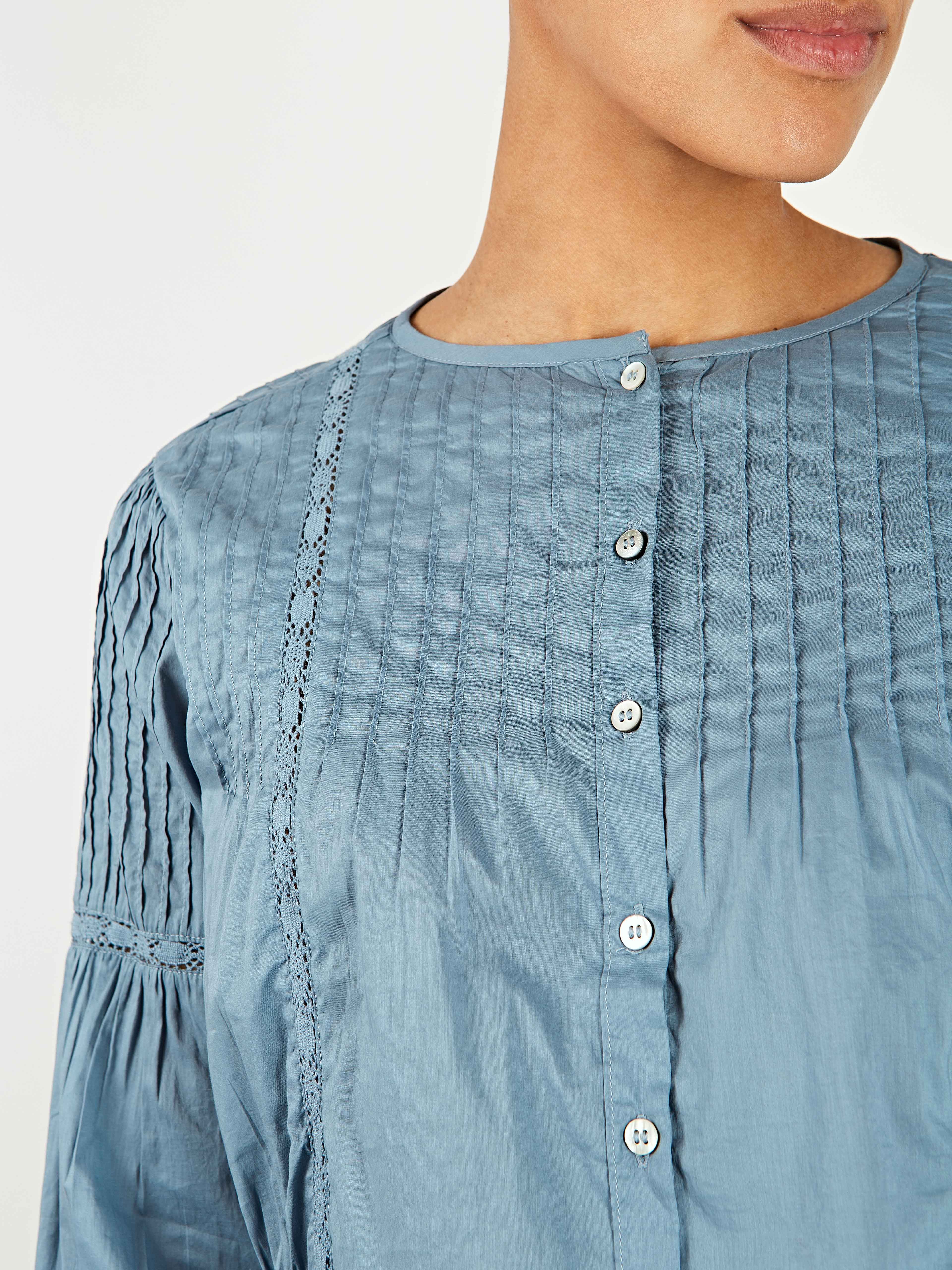 Arden Pintuck Blouse sold by iris product image thumbnail 4