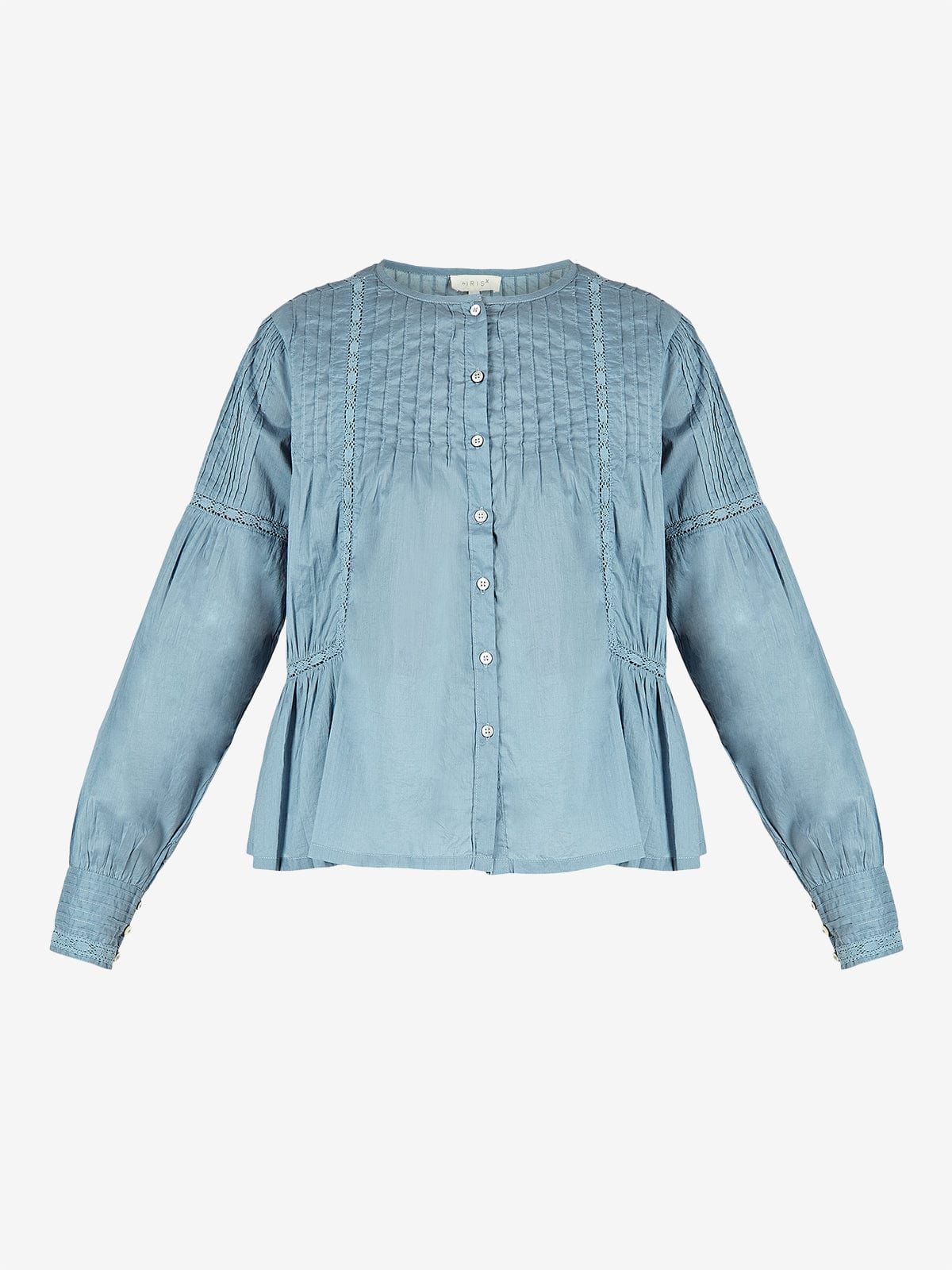 Arden Pintuck Blouse sold by iris