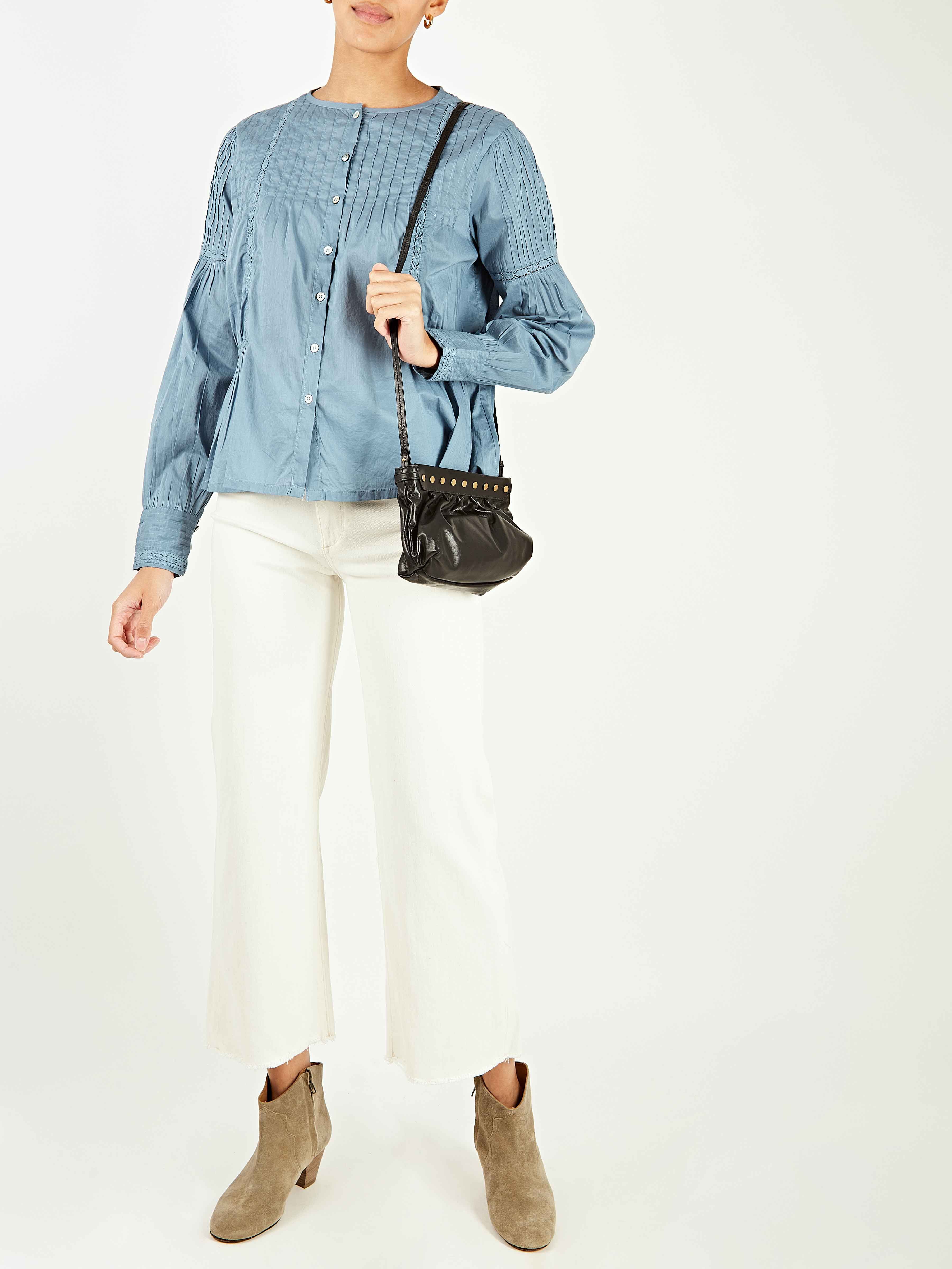 Arden Pintuck Blouse sold by iris product image thumbnail 5