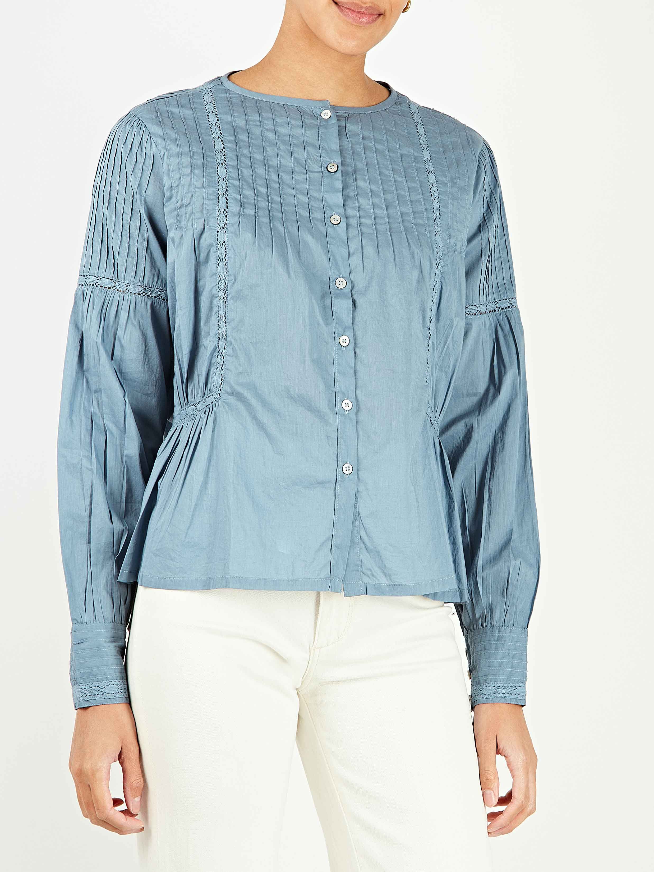 Arden Pintuck Blouse sold by iris product image thumbnail 2