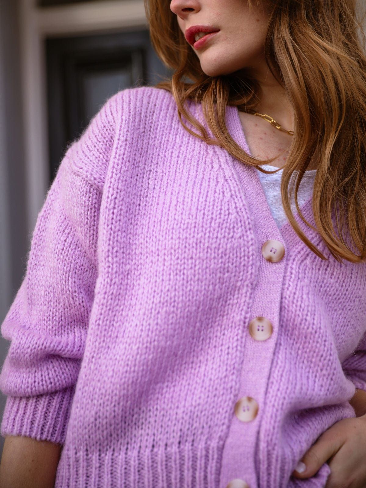 Gemma Lilac Cardigan sold by iris product image thumbnail 3