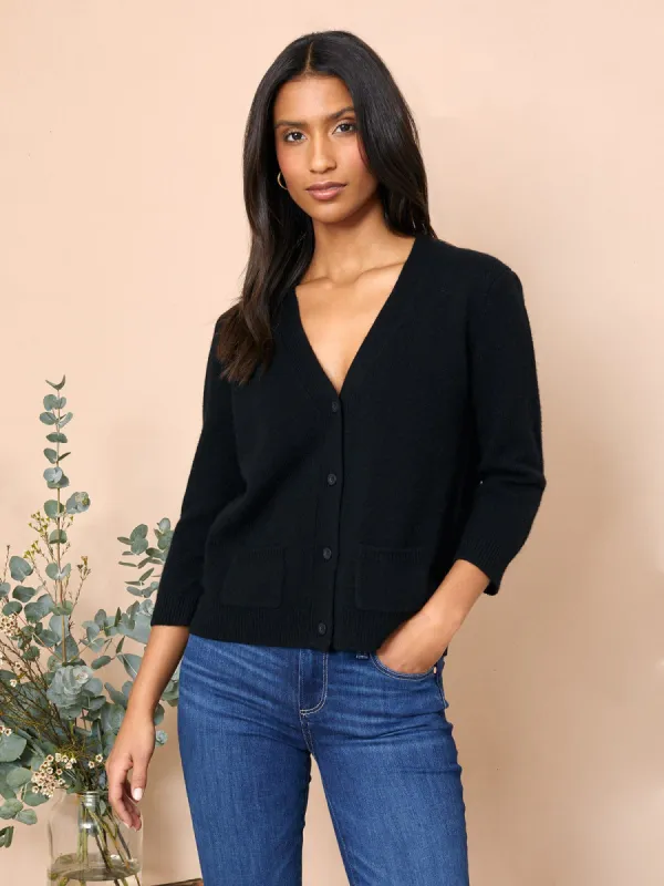 Thea Cardigan- Black sold by iris