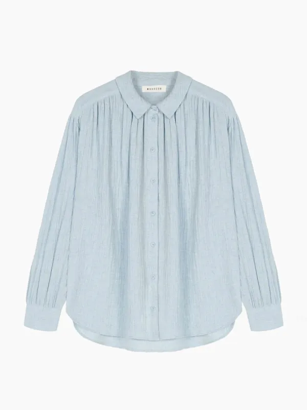 Dominick Shirt – Light Blue sold by iris