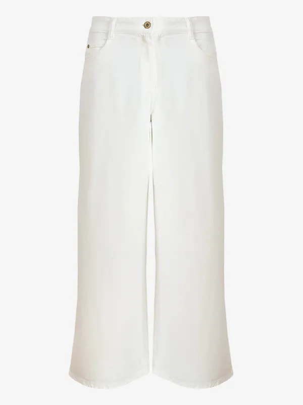 Dalt Denim Jeans - White made by Sessun