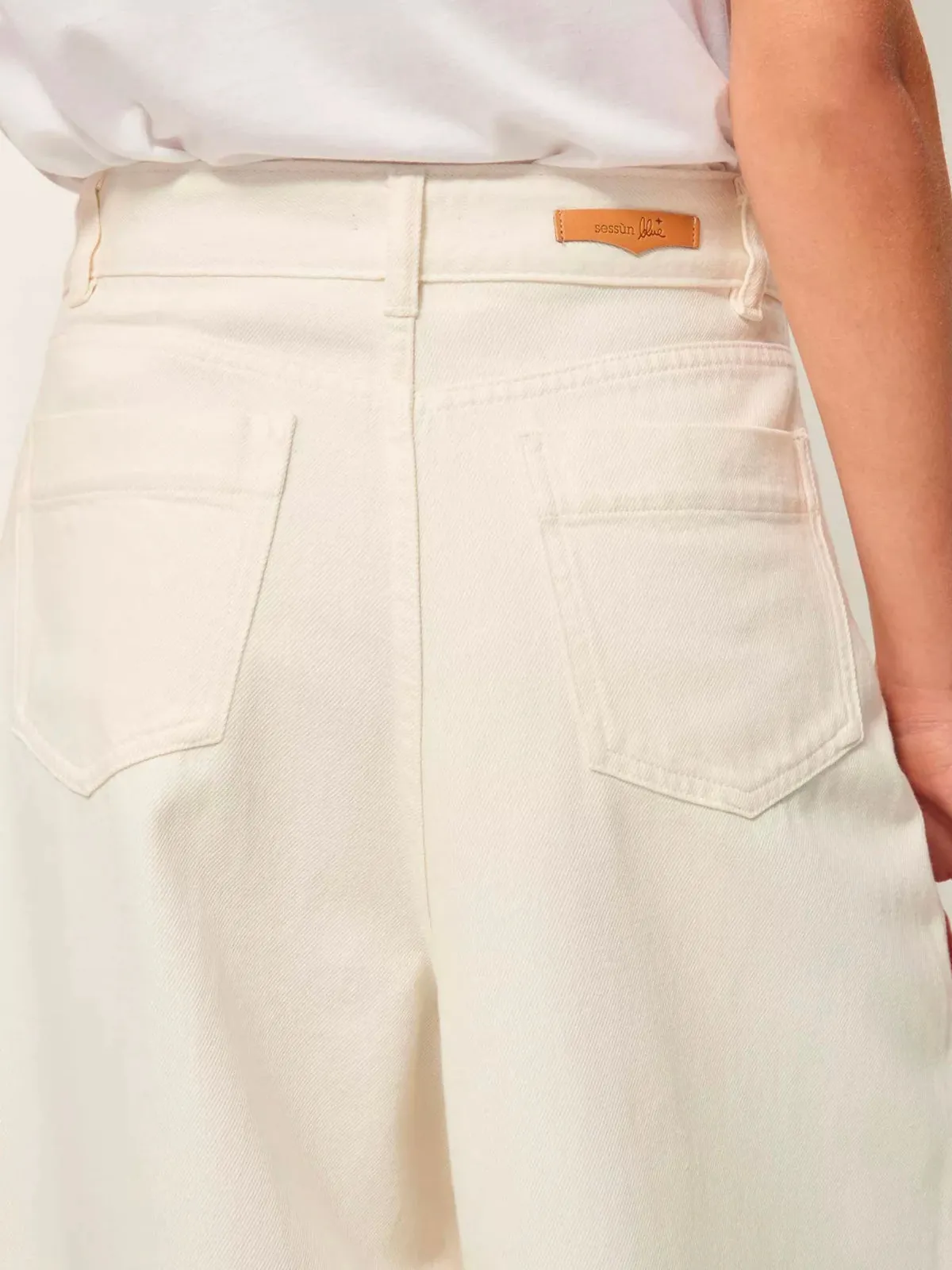 Dalt Denim Jeans - White sold by iris product image thumbnail 5