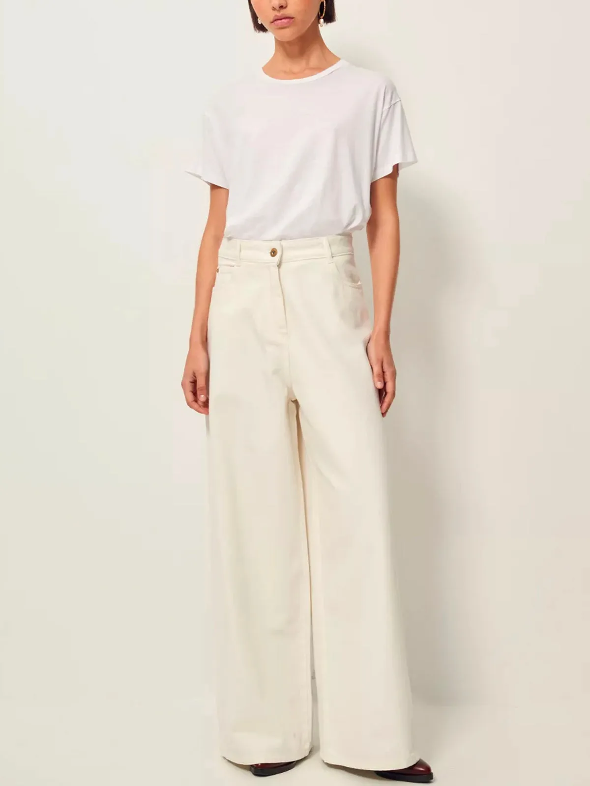 Dalt Denim Jeans - White sold by iris product image thumbnail 2