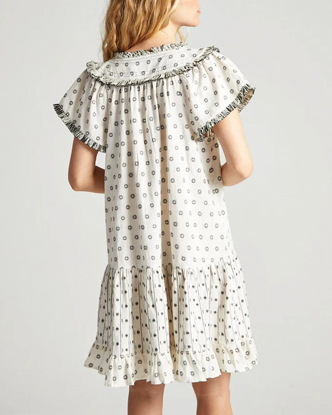 Jemilla Jacquard Dress - Cream sold by iris product image thumbnail 3