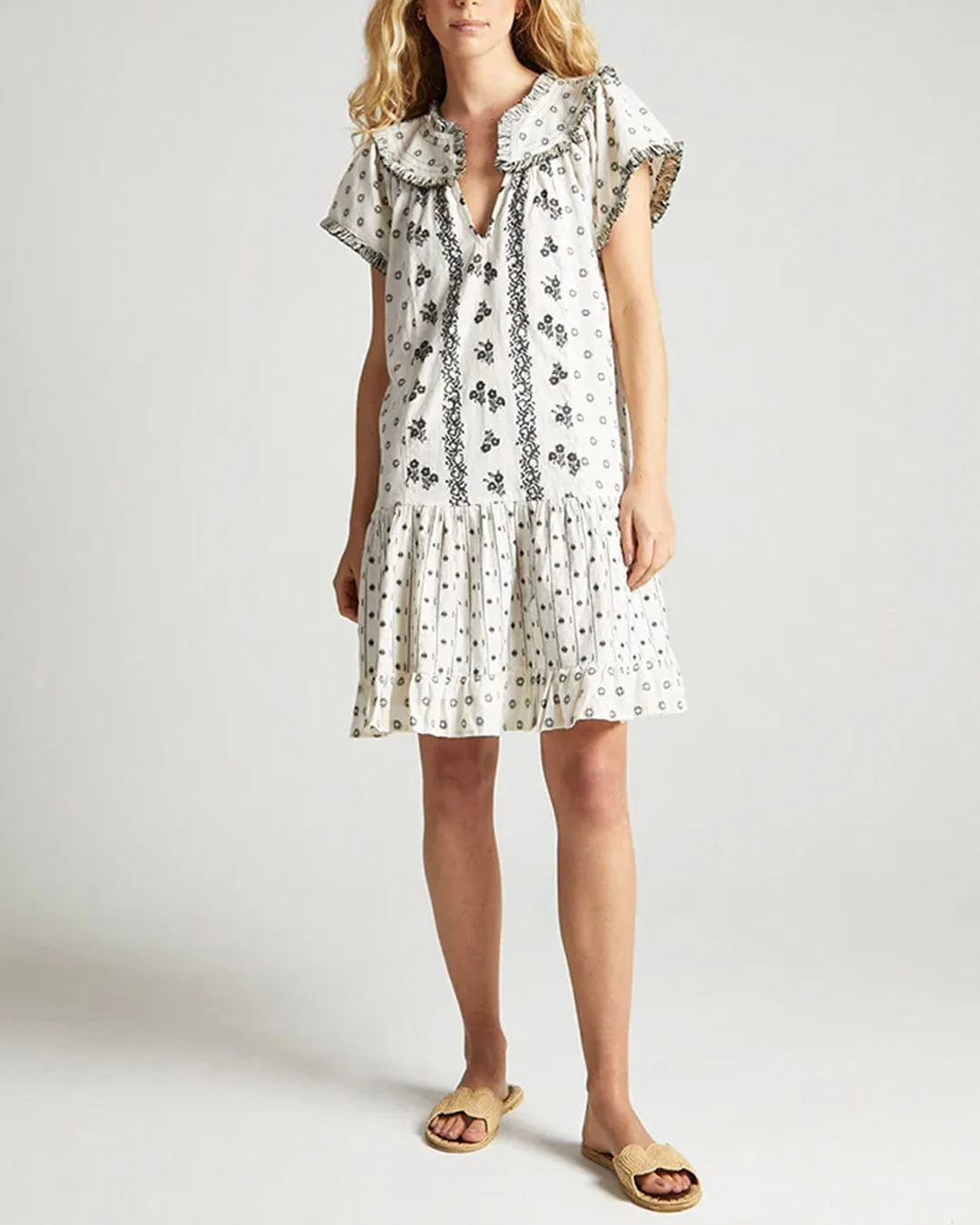 Jemilla Jacquard Dress - Cream sold by iris product image thumbnail 2