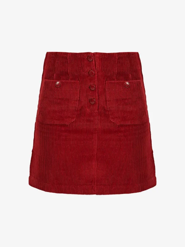 Iris Cord Mini Skirt made by iris