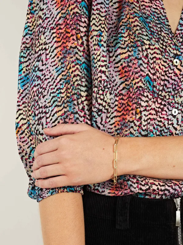 Etched Link Bracelet sold by iris