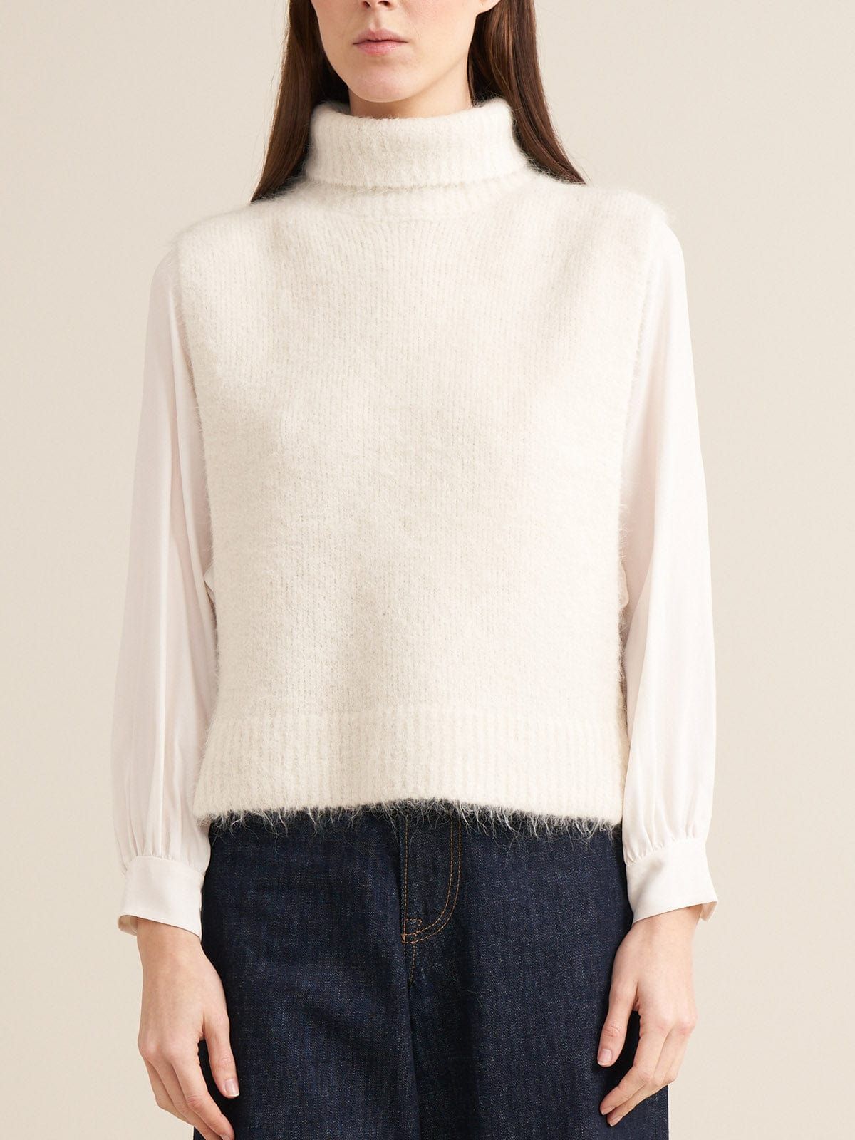 Daren Knitted Vest- Cream sold by iris product image thumbnail 2