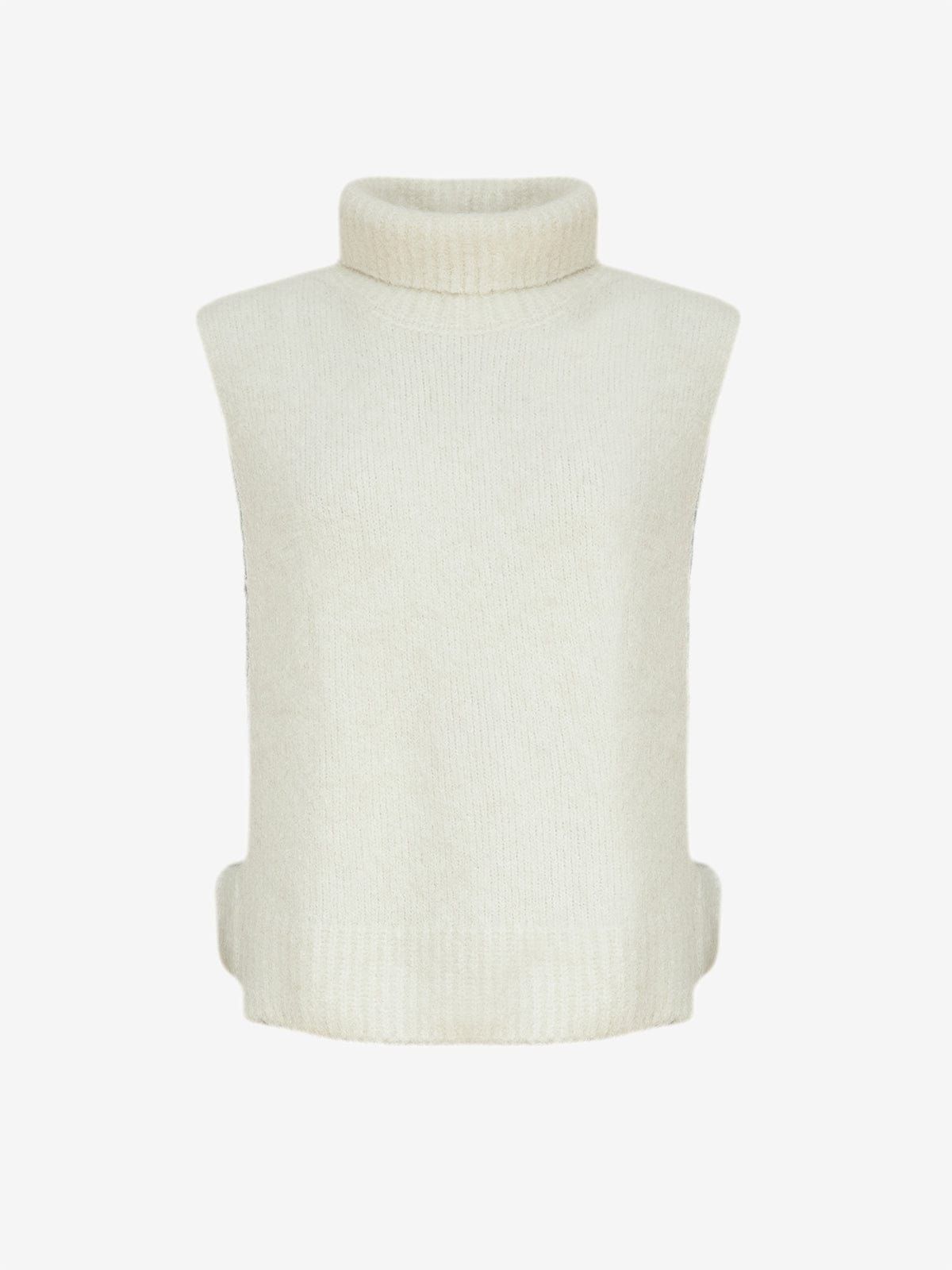 Daren Knitted Vest- Cream sold by iris