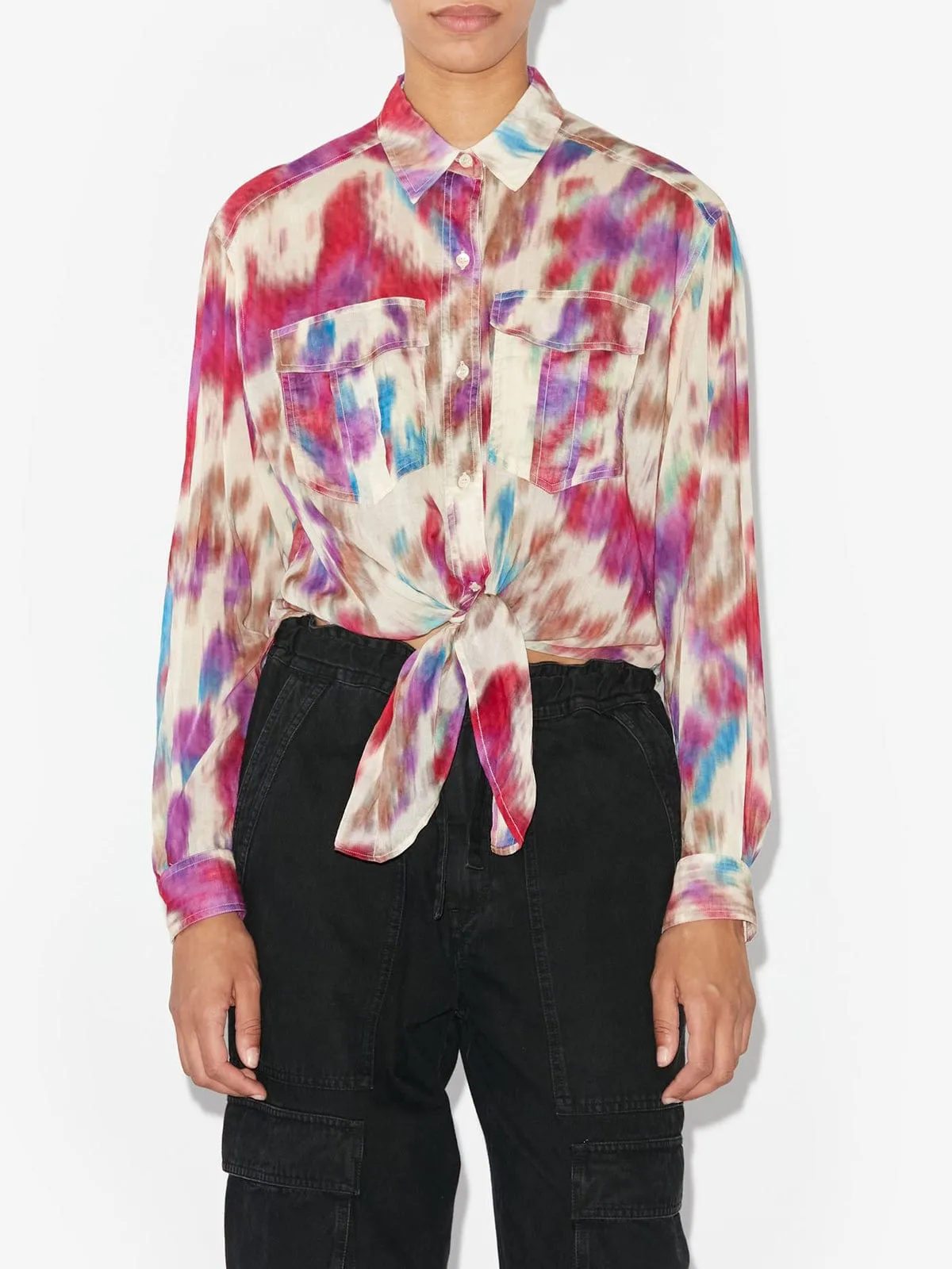 Nath Tie Front Printed Top sold by iris product image thumbnail 2
