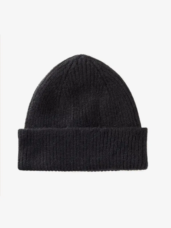 Black Wool Beanie sold by iris