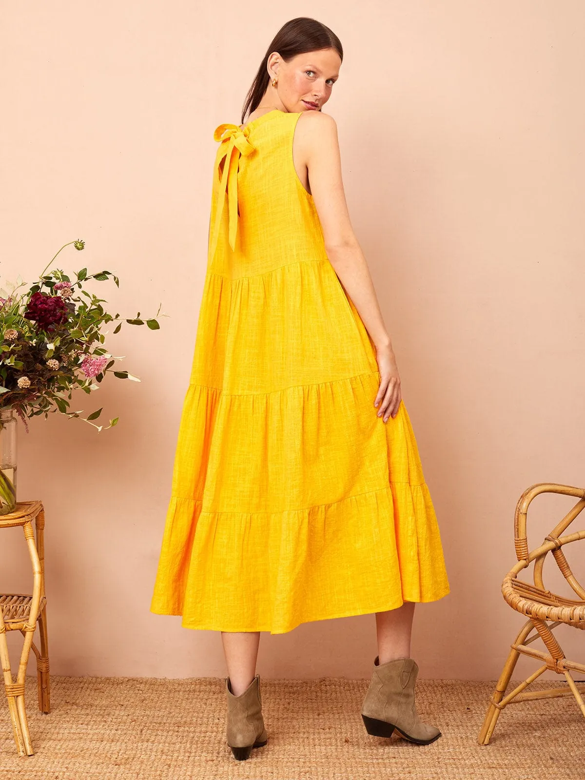 Molly Tie Back Midi Dress sold by iris product image thumbnail 3