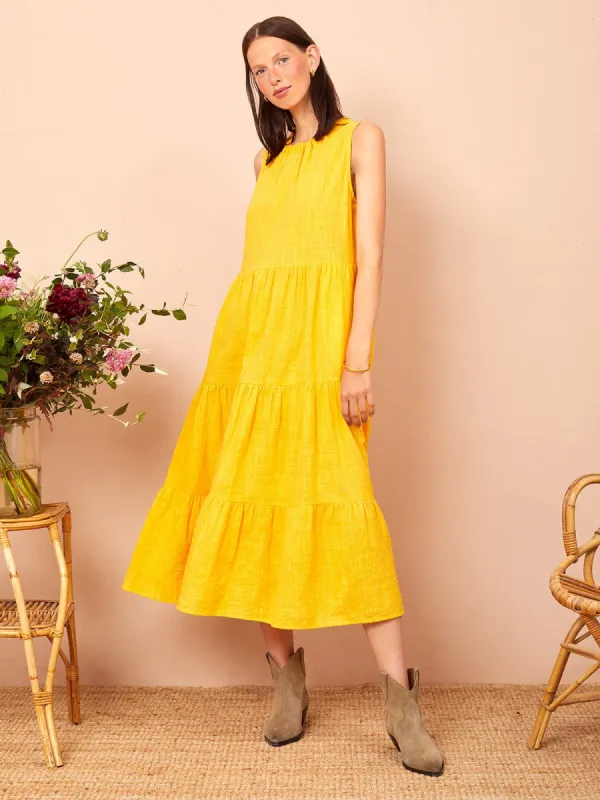Molly Tie Back Midi Dress sold by iris