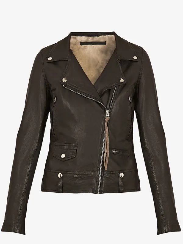 Seattle Thin Leather Jacket made by iris