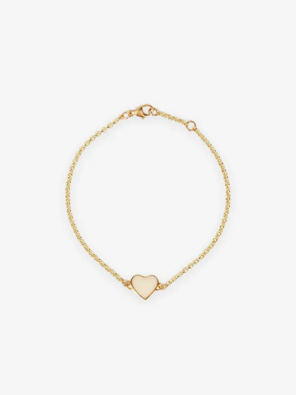 Enamel Heart Bracelet sold by iris