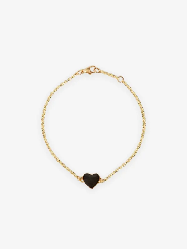Enamel Heart Bracelet sold by iris