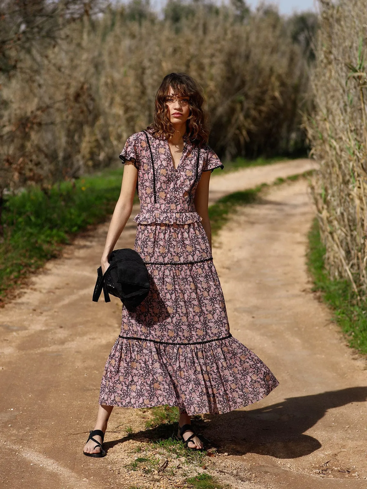 Allie Maxi Tiered Dress sold by iris product image thumbnail 4