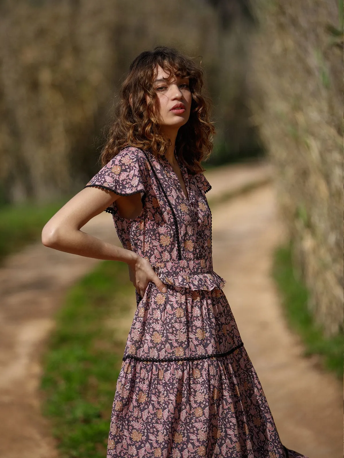 Allie Maxi Tiered Dress sold by iris product image thumbnail 2