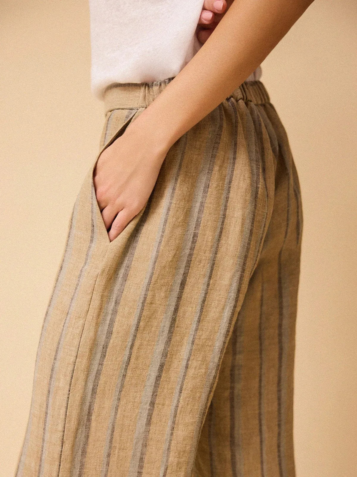 Pino Trousers- Ecru sold by iris product image thumbnail 2