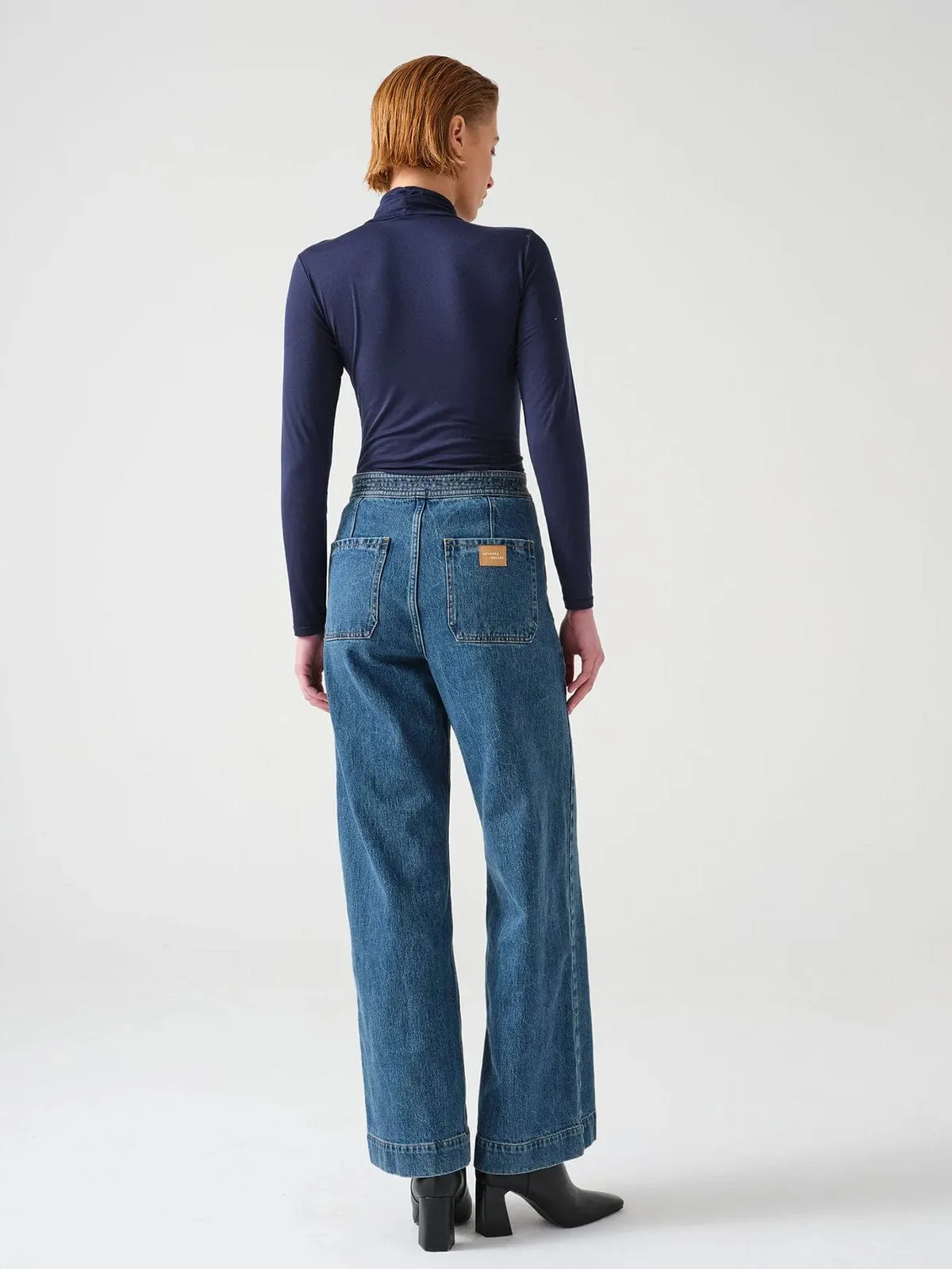 Marie Sailor Jean - Denim sold by iris product image thumbnail 2