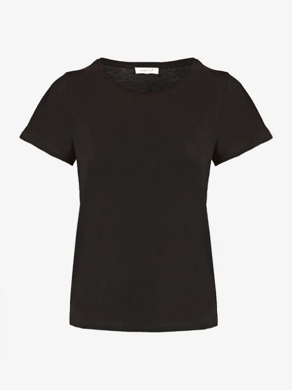Romy Round Neck Cotton Tee sold by iris