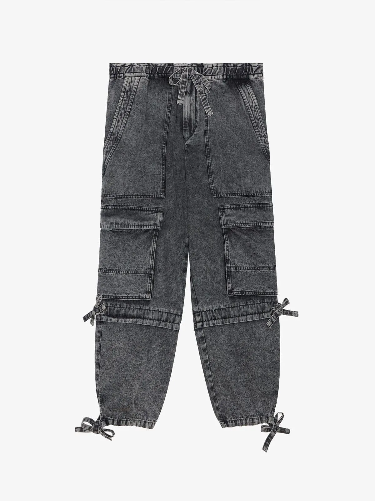 Ivy Cargo Pants- Faded Black sold by iris