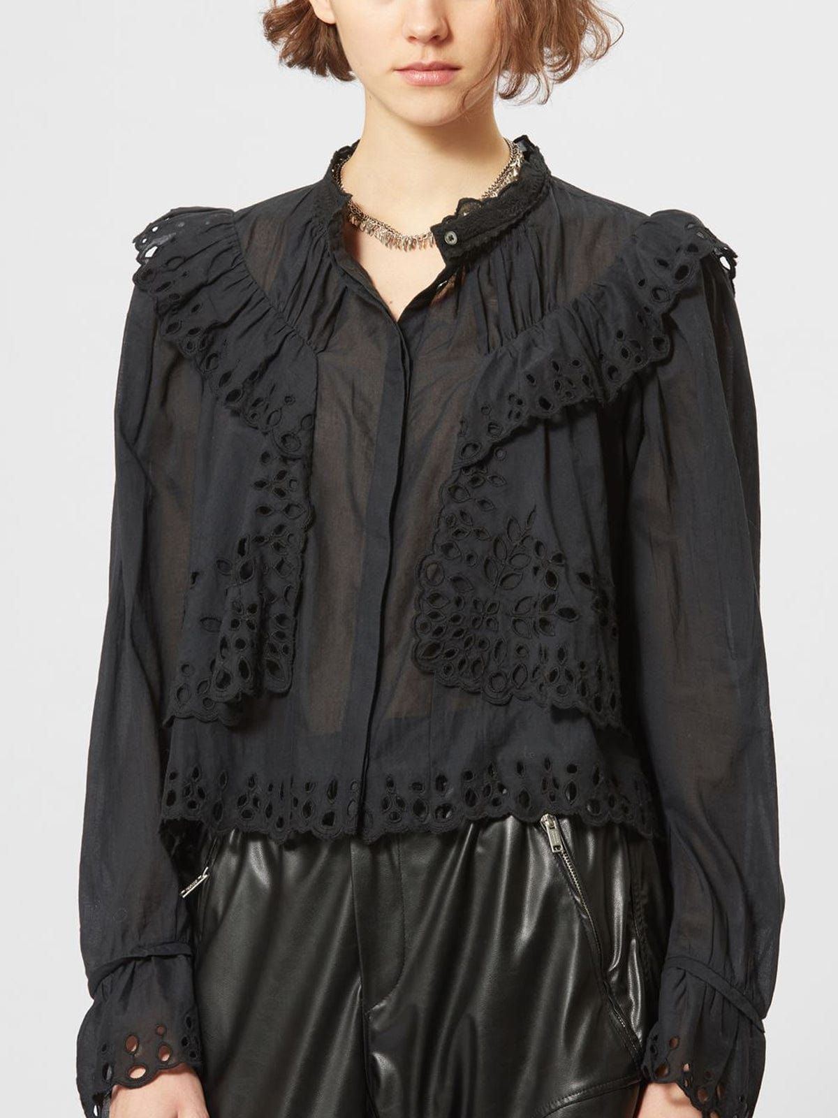 Kelmon Romantic Top- Black sold by iris product image thumbnail 2