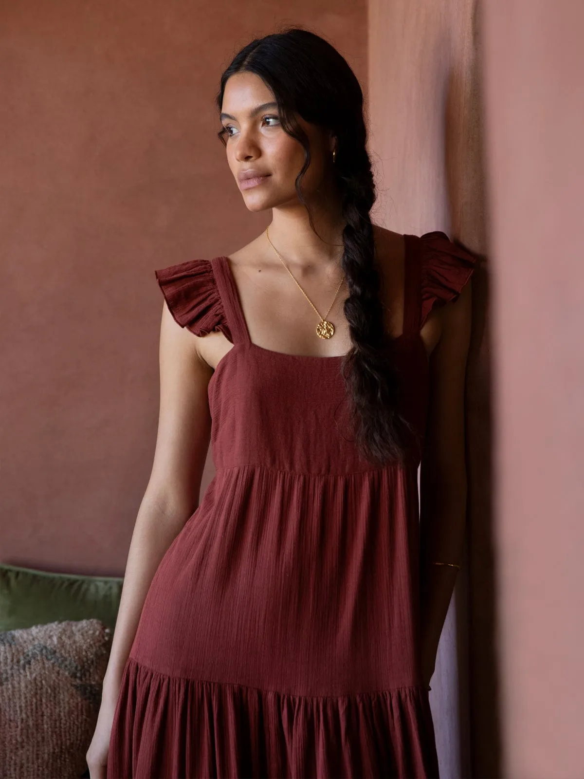 Daria Sleeveless Dress - Cinnamon sold by iris product image thumbnail 2