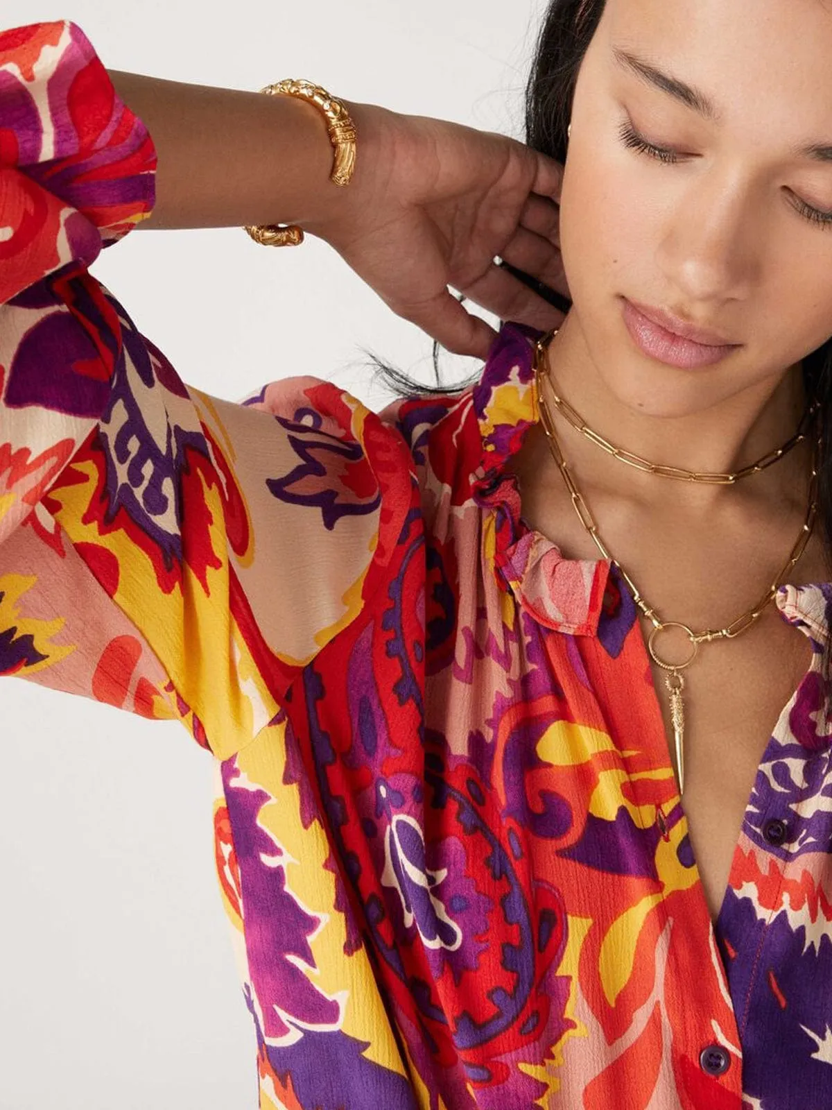 Natsy Print Shirt sold by iris product image thumbnail 4