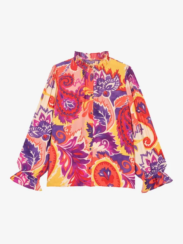 Natsy Print Shirt made by iris