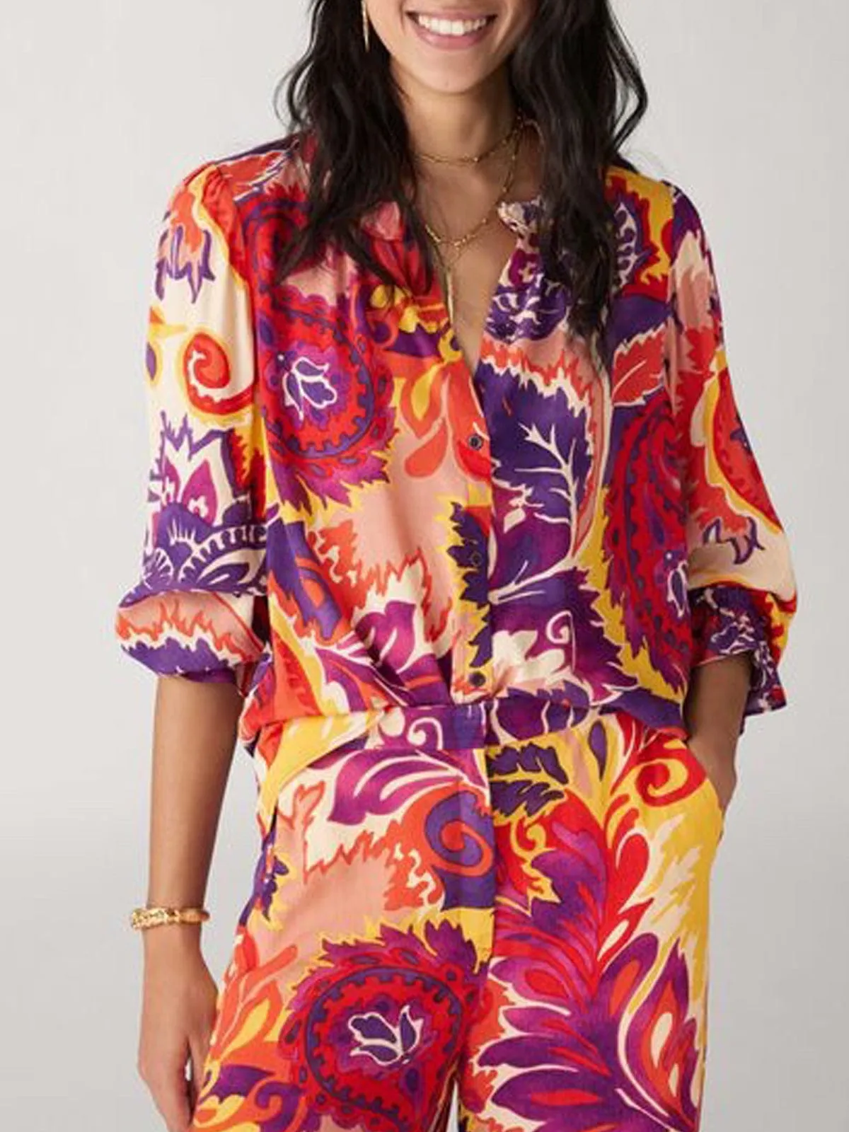 Natsy Print Shirt sold by iris product image thumbnail 2