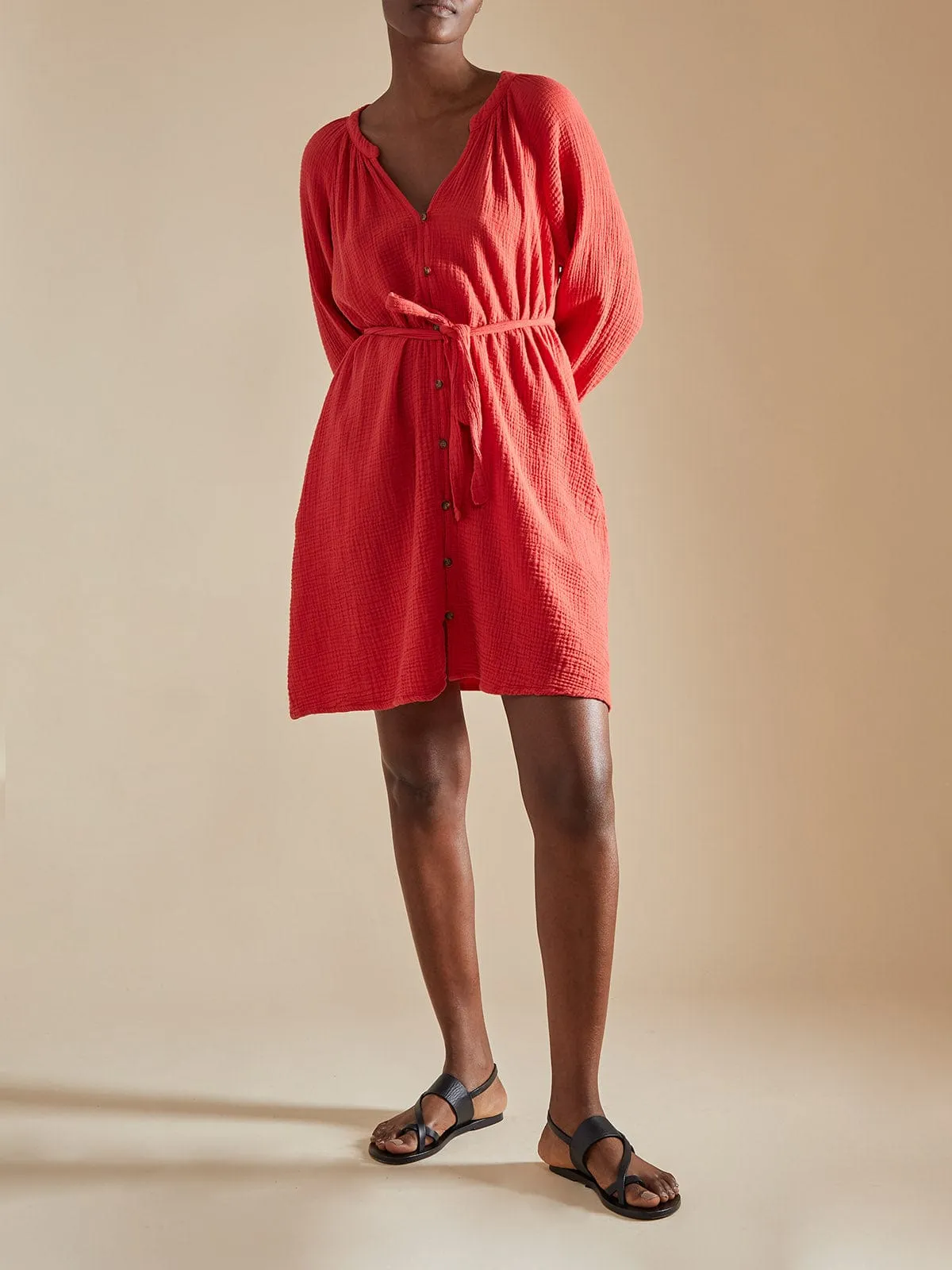 Desiree Dress - Red sold by iris product image thumbnail 2