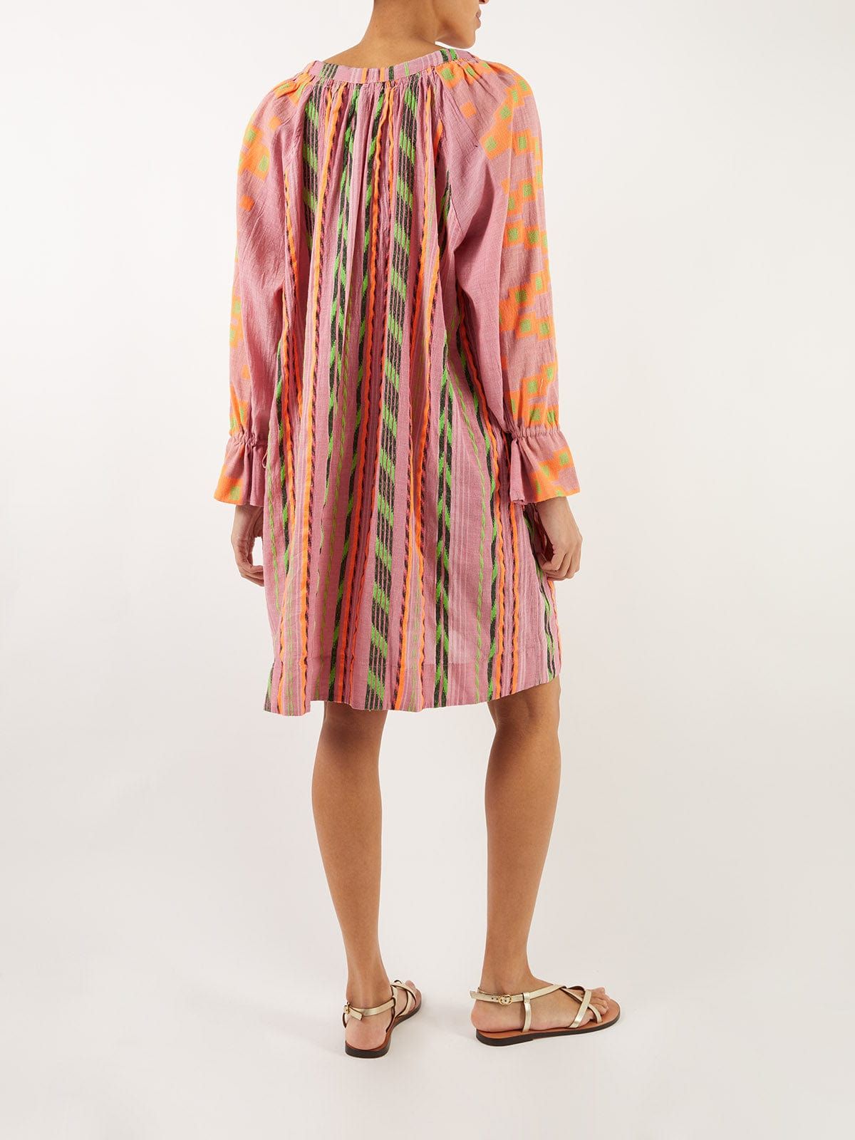 Sardios Lithos Fluro-Striped Mini Dress sold by iris product image thumbnail 3