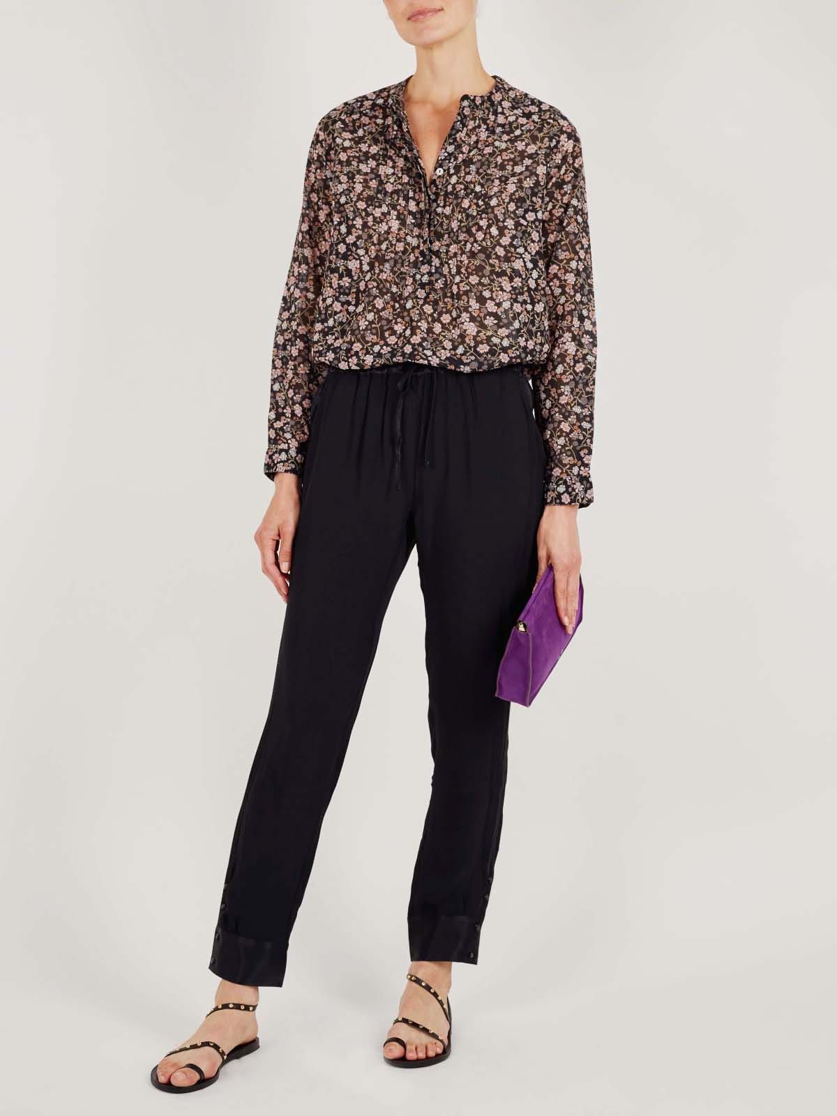 Armance Silky Elasticated Waist Cuffed Trousers sold by iris product image thumbnail 2