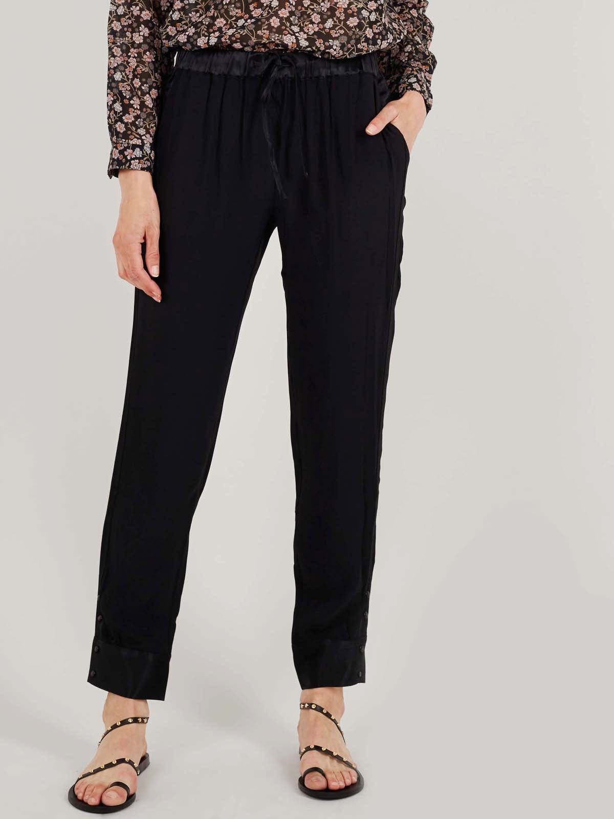 Armance Silky Elasticated Waist Cuffed Trousers sold by iris product image thumbnail 3