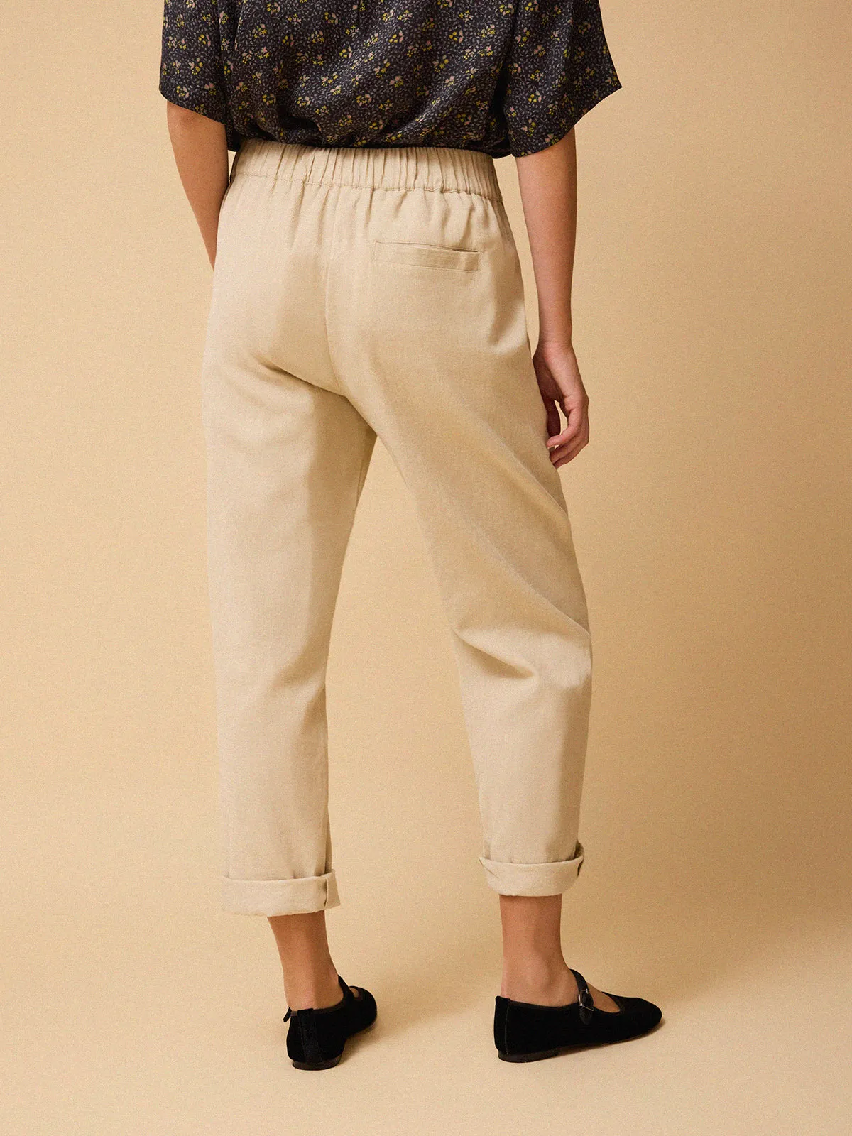Carrie Cord Jogger - Winter White sold by iris product image thumbnail 3