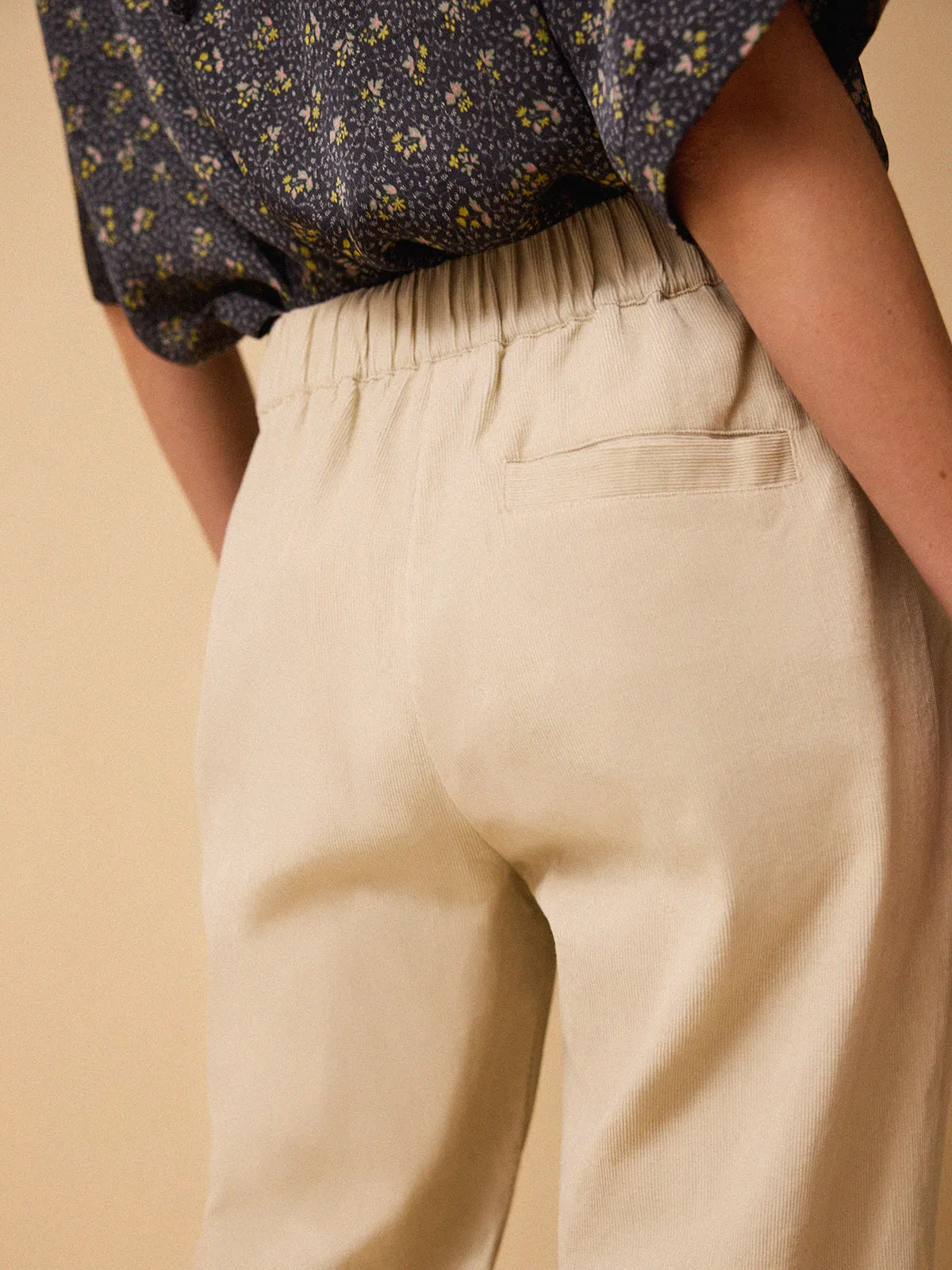 Carrie Cord Jogger - Winter White sold by iris product image thumbnail 4