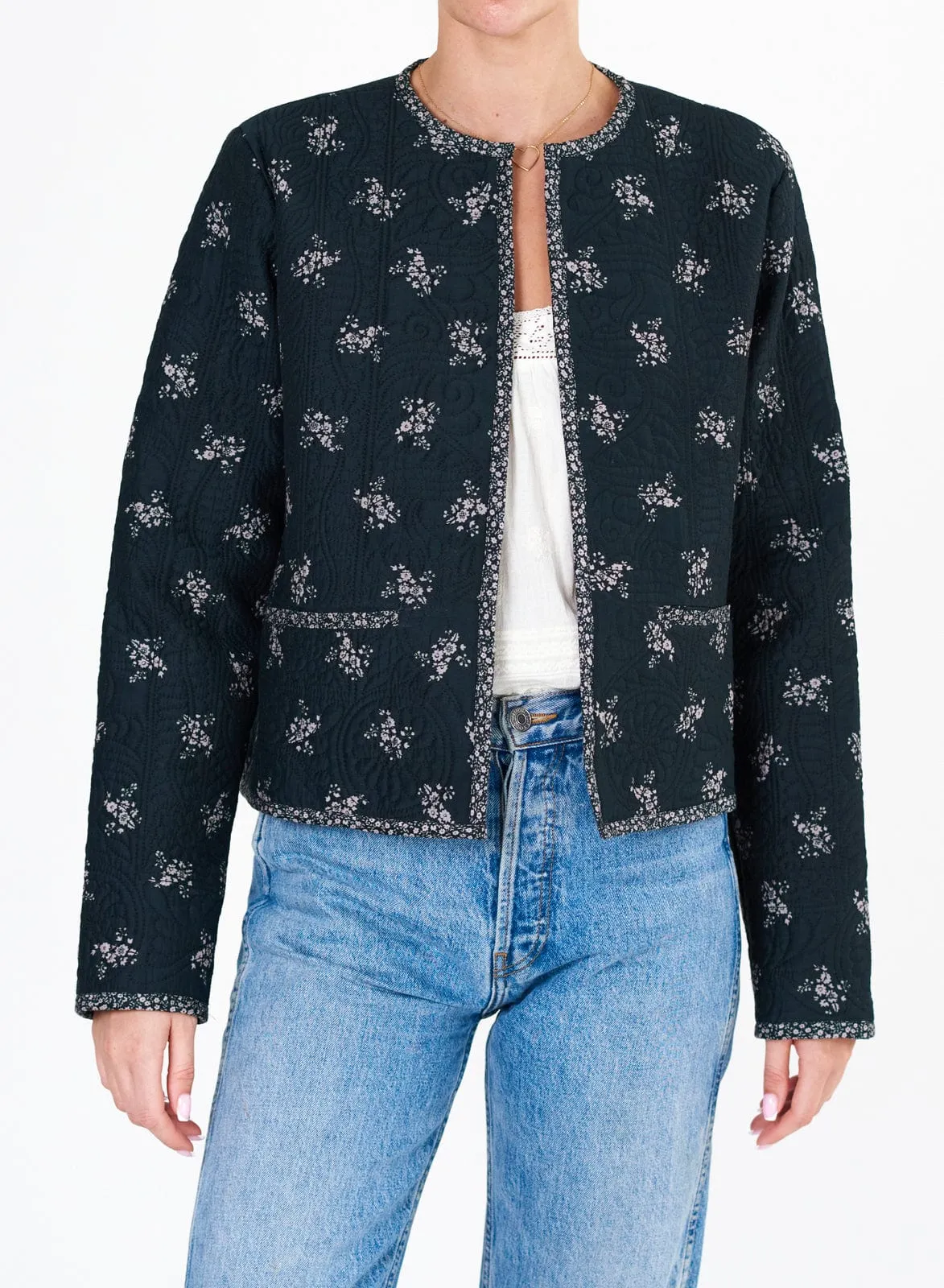 Vivi Print Jacket - Black sold by iris product image thumbnail 2