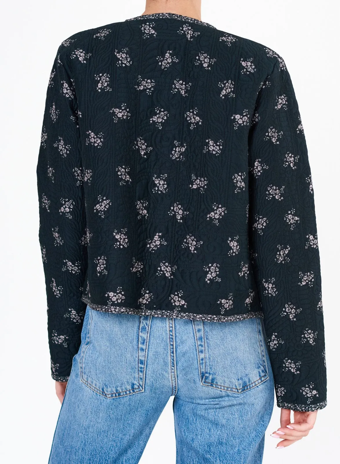 Vivi Print Jacket - Black sold by iris product image thumbnail 3
