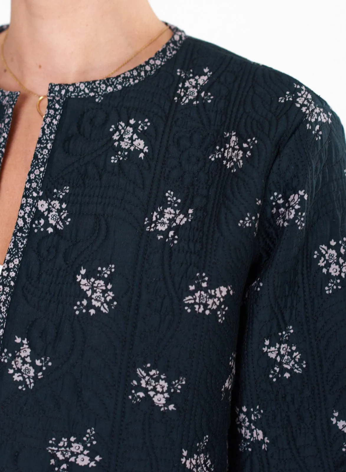 Vivi Print Jacket - Black sold by iris product image thumbnail 4