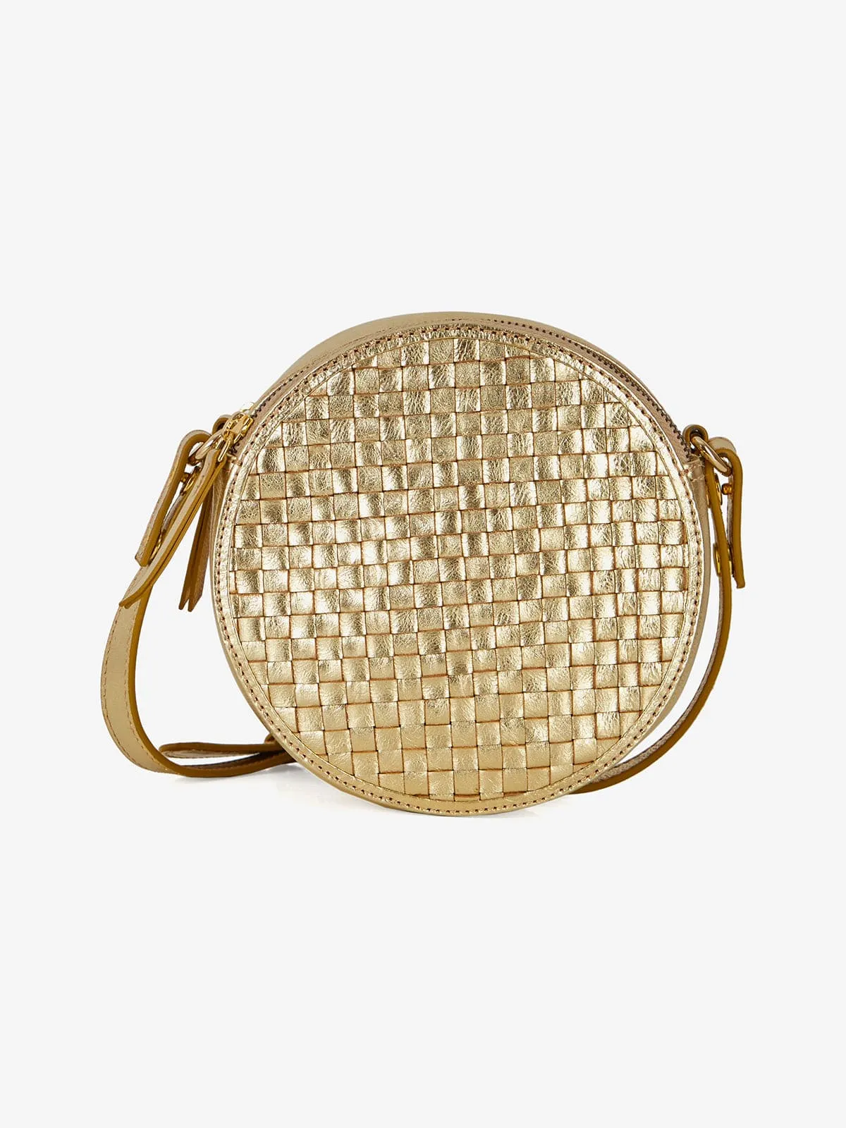 Astrid Gold Round Bag sold by iris
