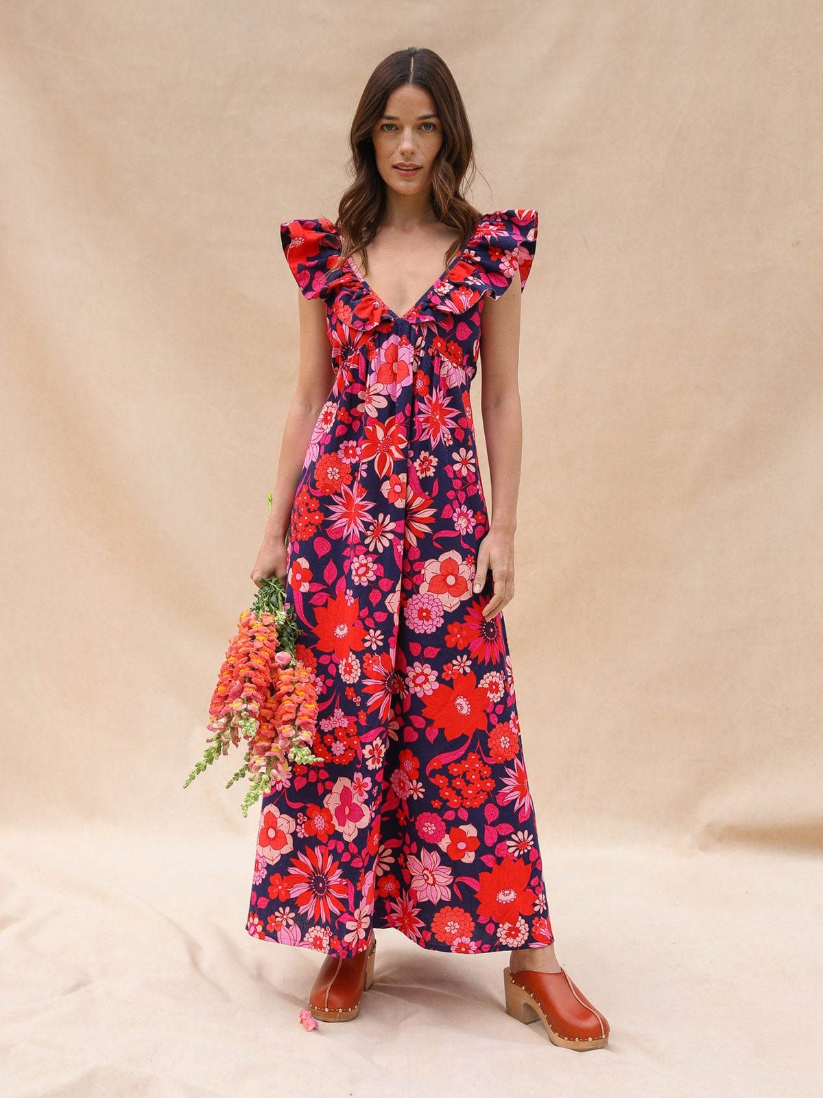 Yara Floral Print Maxi Dress sold by iris product image thumbnail 3